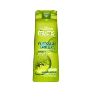 Fructis Fuerza y Brillo de Garnier Champú Fortificante 2 en 1, para Cabellos Normaes 360 Ml.