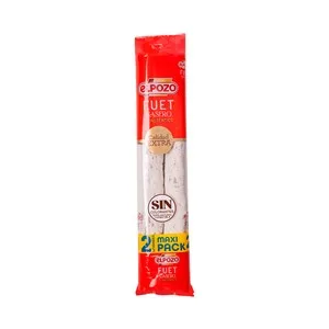 EL Pozo Fuet Casero Categoria Extra, Embuchado en Tripa Natural, sin Colorantes 2 X 150 G. 300 G