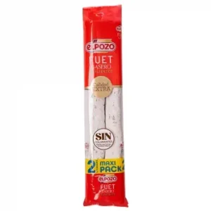 Fuet Casero el Pozo sin Gluten Pack de 2 Unidades de 150 G