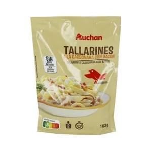 Producto Alcampo Fusilli a la Carbonara sobre de 145 G. 163 G