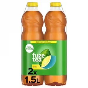 Fuze Tea Té Sabor Limón Pack 2 Botellas 1,5 L.