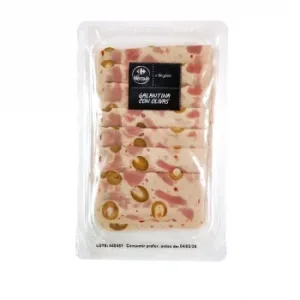 Galantina con Olivas en Lonchas Carrefour el Mercado sin Gluten 150 G