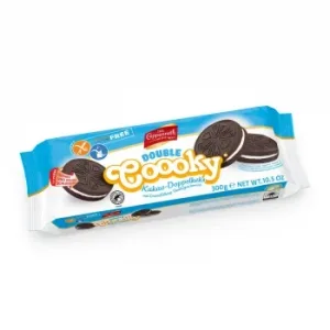 Galleta Cacao Rellenas de Vainilla Coppenrath sin Gluten y sin Lactosa 300 G.