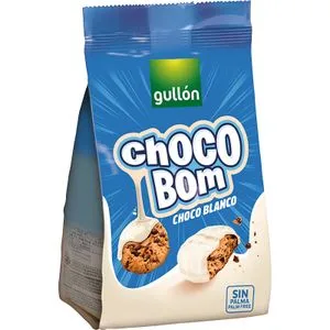 Galleta Choco Bom Bañada Choco Blanco 100 Gr