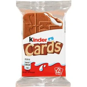Galleta con Chocolate Cards 27 Gr