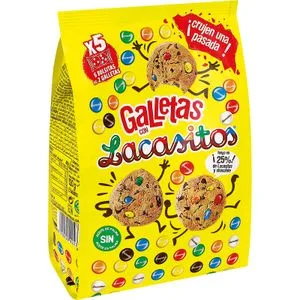 Galleta con Lacasitos Bolsa 120 Gr