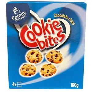Galleta Cookie Bites 4 X 40 Gr