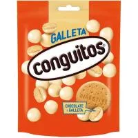 Galleta de Chocolate Blanco Conguitos, Doypack 120 G