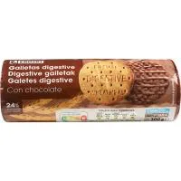 Galleta Digestive de Avena y Chocolate Eroski, Paquete 300 G