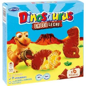 Galleta Dinosaurus Chocolate con Leche 255 Gr