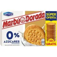 Galleta Marbú 0% Azúcar Artiach, Caja 300 G + 100 G Gratis