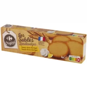 Galleta Sable Sabor Limón Merengue Carrefour Original 120 G.