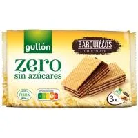 Galleta Wafer Chocolate sin Azúcares Zero, Paquete 180 G