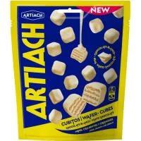 Galleta Wafer Cubes Chocoblanco Artiach, 110 G