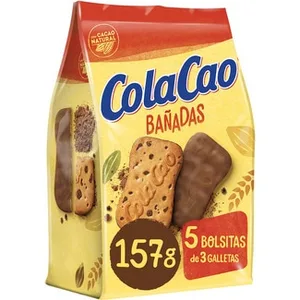 Galletas Bañadas en Chocolate Colacao