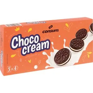 Galletas Chococream 5 Packs de 4 Unidades 220 Gr