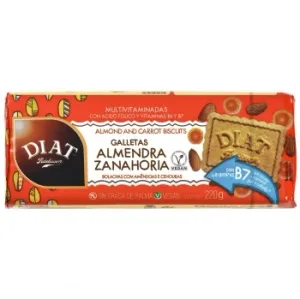 Galletas con Almendra y Zanahoria Diat Rádisson 220 G.
