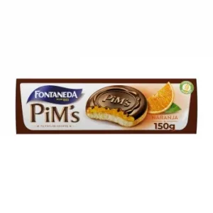Galletas con Naranja Recubiertas con Chocolate Pim´s Fontaneda 150 G.