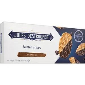 Galletas Crujientes de Mantequilla con Chocolate Belga Jules Destrooper