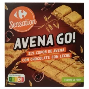 Galletas de Avena con Chocolate con Leche Avena Go! Carrefour Sensation 136 G.