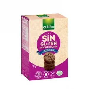 Galletas de Cacao con Pepitas de Chocolate Gullón sin Gluten 200 G.