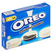 Galletas de Cacao Rellenas Bañadas con Chocolate Blanco Oreo 246 G