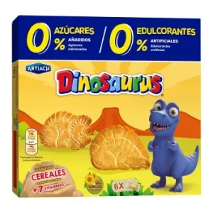 Galletas de Cereales Artiach Dinosaurus sin Azúcar 185 G.