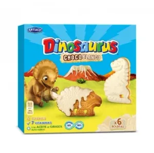 Galletas de Cereales Choco Blanco Artiach Dinosaurus 264 G.