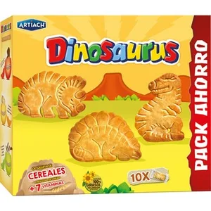 Galletas de Cereales con Vitaminas Pack Ahorro Artiach Dinosaurus