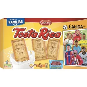 Galletas de Desayuno con Vitaminas Hierro Calcio y Cereales  Cuetara Tosta Rica 760 G