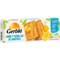 Galletas de Limón-amapola Gerblé, Caja 200 G