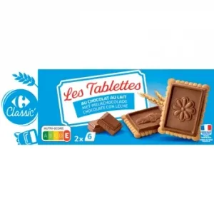 Galletas de Mantequilla con Tabletas de Chocolate Carrefour Classic 150 G.