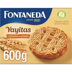 Galletas Doradas al Horno  Fontaneda Yayitas 600 G