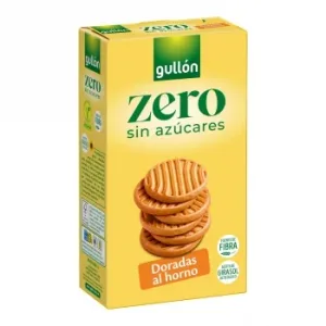 Galletas Doradas al Horno Zero Gullón sin Azúcar 330 G.