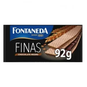 Galletas Finas Chocolate Negro Barquillos Fontaneda 92 G.