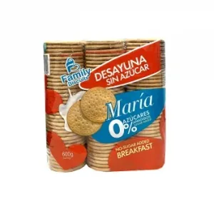 Galletas María Family Biscuits sin Azúcar Añadido 600 G.
