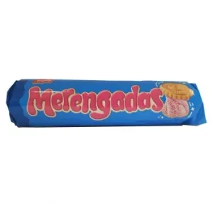 Galletas Merengadas con Relleno Sabor Fresa y Vainilla Bagley 88 G.