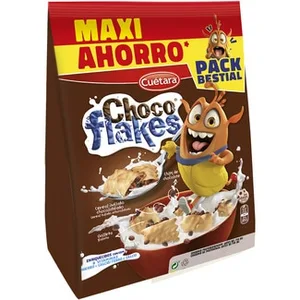 Galletas Rellenas de Chips de Chocolate Pack Bestial  Cuetara Choco Flakes 650 G
