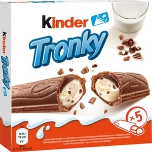 Galletas Rellenas de Crema de Leche 5 Unidades Kinder Tronky