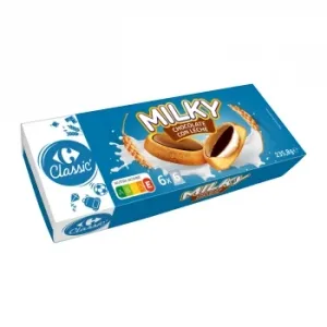 Galletas Rellenas de Crema Trío Carrefour Classic 235,8 G.