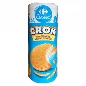 Galletas Rellenas de Vainilla Carrefour Classic 300 G.