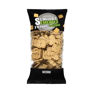 Galletas Saladas con Semillas y Orégano Hacendado 0.25 KG
