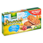 Galletas Sándwich Yogurt y Frutos Rojos Gullón Vitalday 220 G