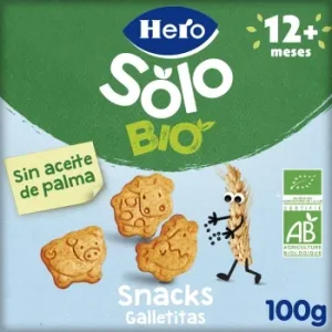 Galletitas Infantiles Animales desde 12 Meses Ecológicas Hero Solo 100 G.