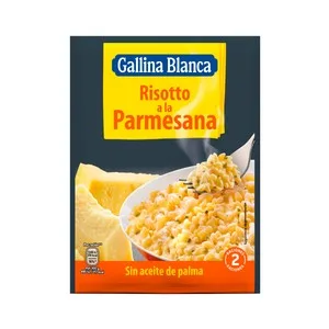 Gallina Blanca Risotto a la Parmesana con Queso Parmigiano Reggiano sobre de 175 G.