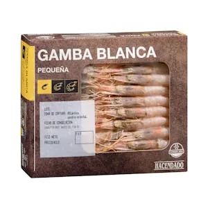 Gamba Arrocera Pequeña Hacendado Congelada 0.65 KG