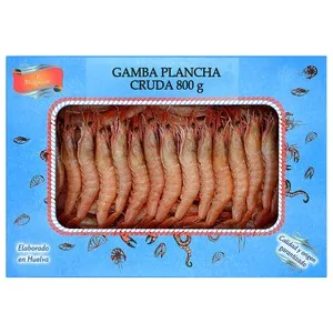 Brisamar Gamba Plancha Cruda y Congelada 800 G.