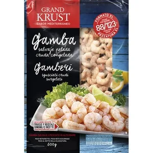 Gamba Salvaje Pelada Cruda 53-88 Piezas  Grand Krust 600 G