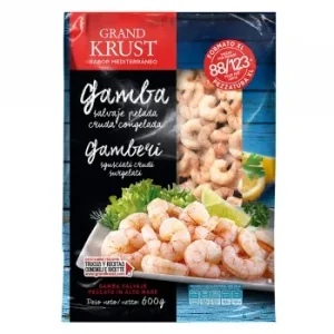 Gamba Salvaje Pelada Cruda 88/123 Piezas Grand Krust 600 G.