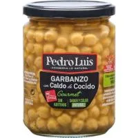 Garbanzo con Caldo de Cocido Pedro Luis, Frasco 445 G